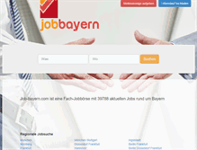 Tablet Screenshot of job-bayern.com